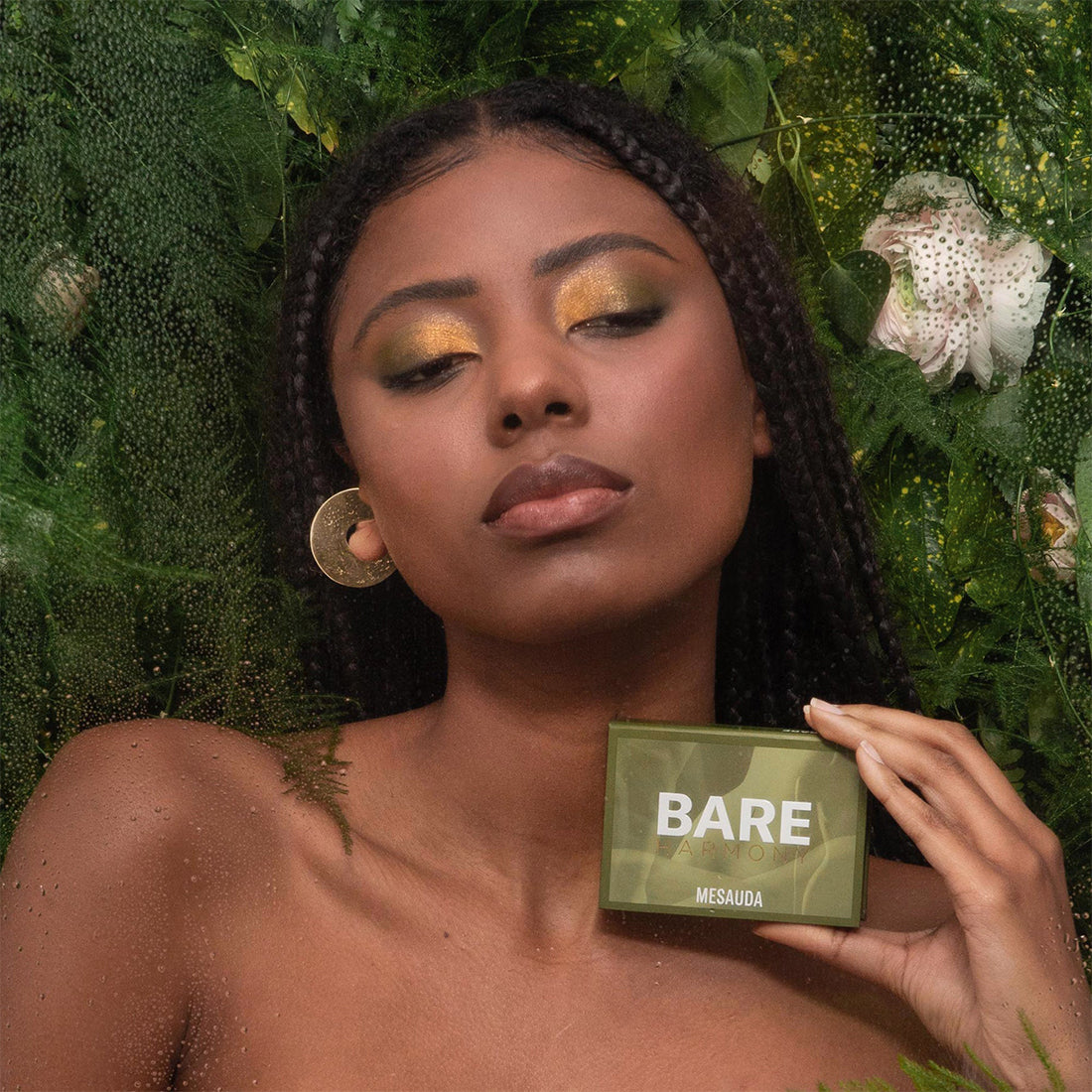 Bare Harmony Palette 6 Ombretti 205 Hidden Green_MES507205_MESAUDA-5