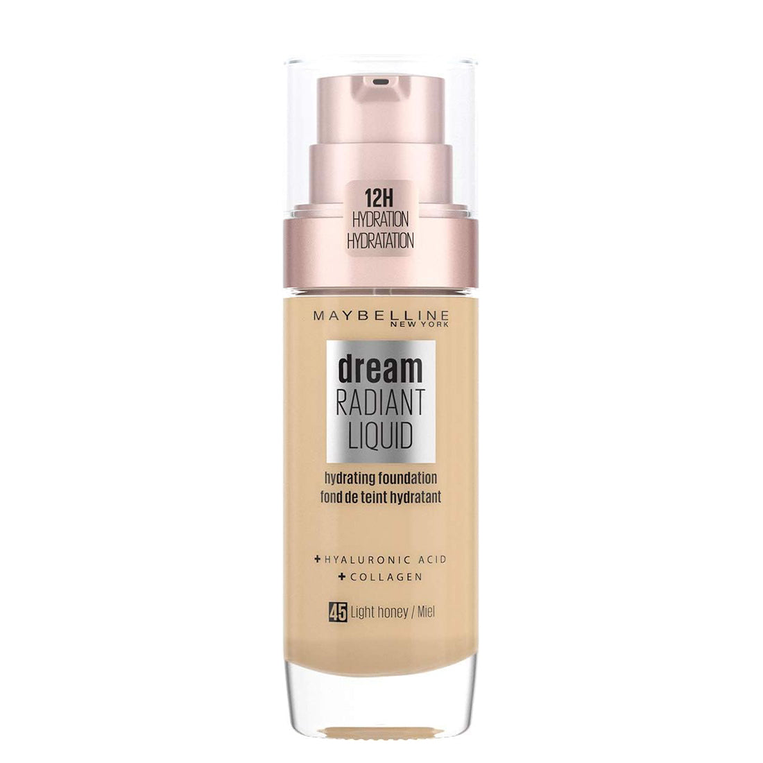 Dream Radiant Liquid Hydrating Foundation Fondotinta Idratante Light_MAY3048702_Maybelline