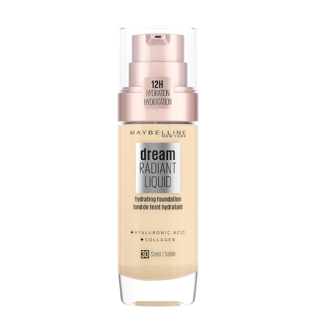 Dream Radiant Liquid Hydrating Foundation Fondotinta Idratante Sand_MAY3048902_Maybelline