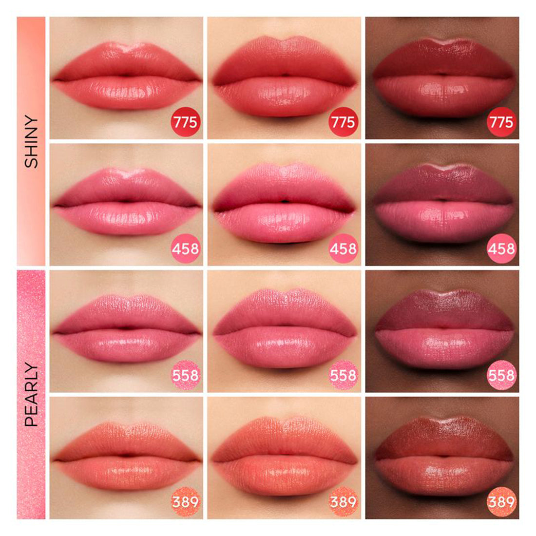 Kiss Kiss Bee Glow Balsamo Labbra Colorato Finish Perlato 389 Pearly Peach_GUE062093_Guerlain-2