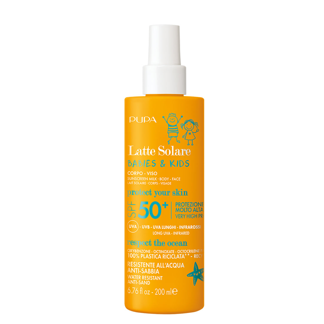Latte Solare Babies e Kids Corpo e Viso SPF 50+ 200 ML_PUP2TA105B001_Pupa
