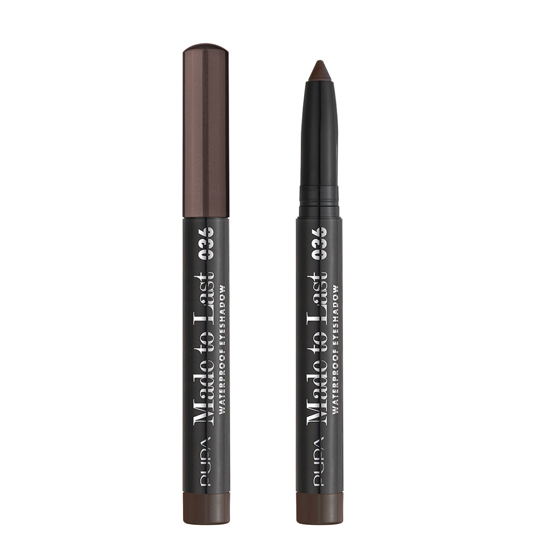 Made to Last Waterproof Eyeshadow Ombretto Stick Tenuta Estrema N 036 Wood Brown_PUP240078036_Pupa