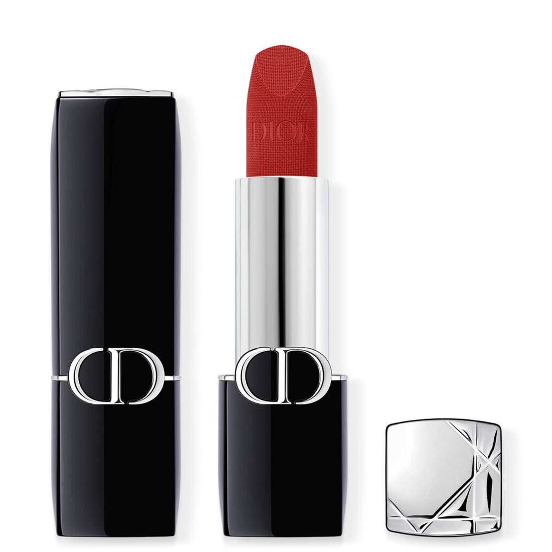 Rouge Dior Rossetto comfort e lunga tenuta finish Velvet 854 Rouge Shangai_CDC035600854_Dior