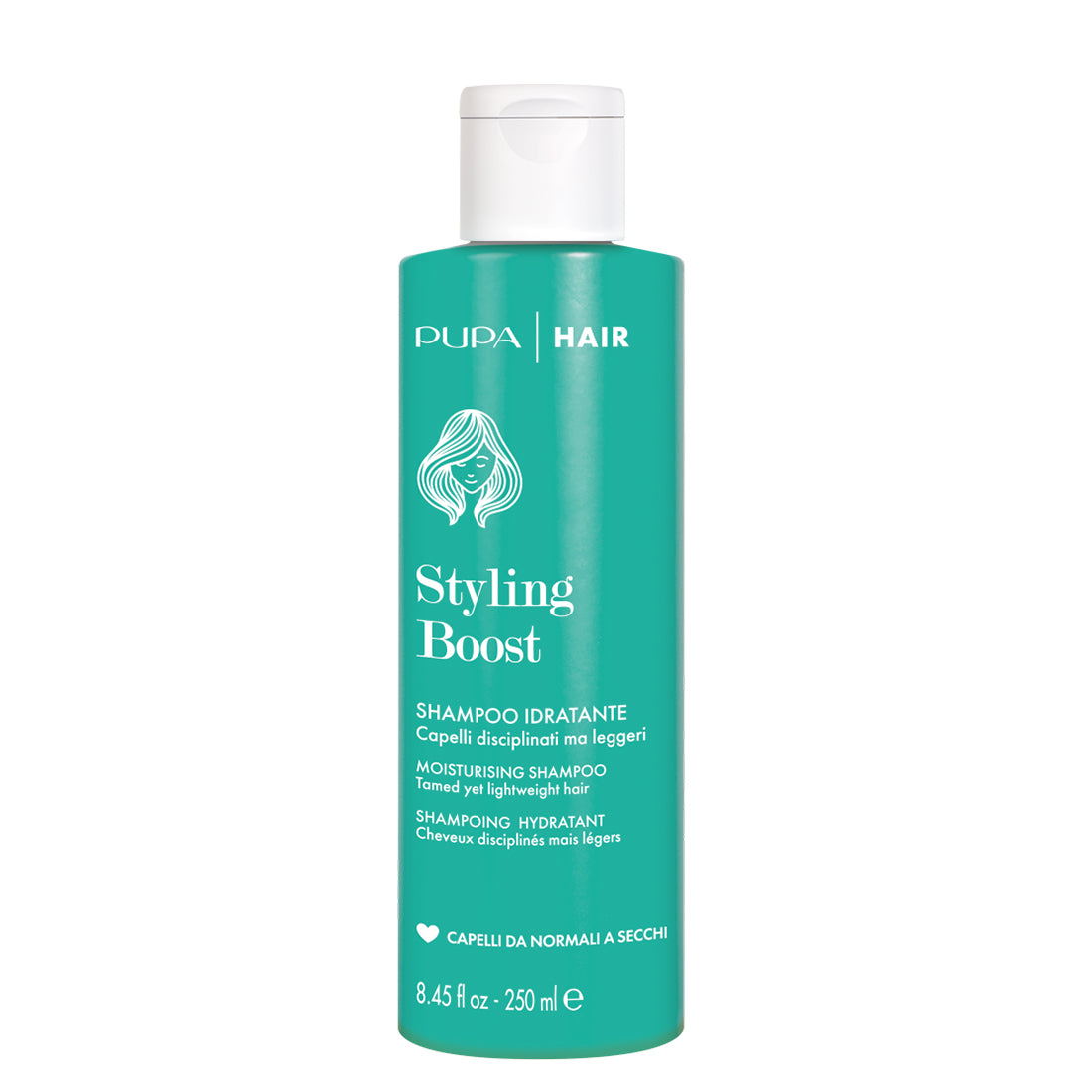 Styling Boost Shampoo Idratante Capelli Disciplinati 250 ML_PUP0T3G07A001_Pupa
