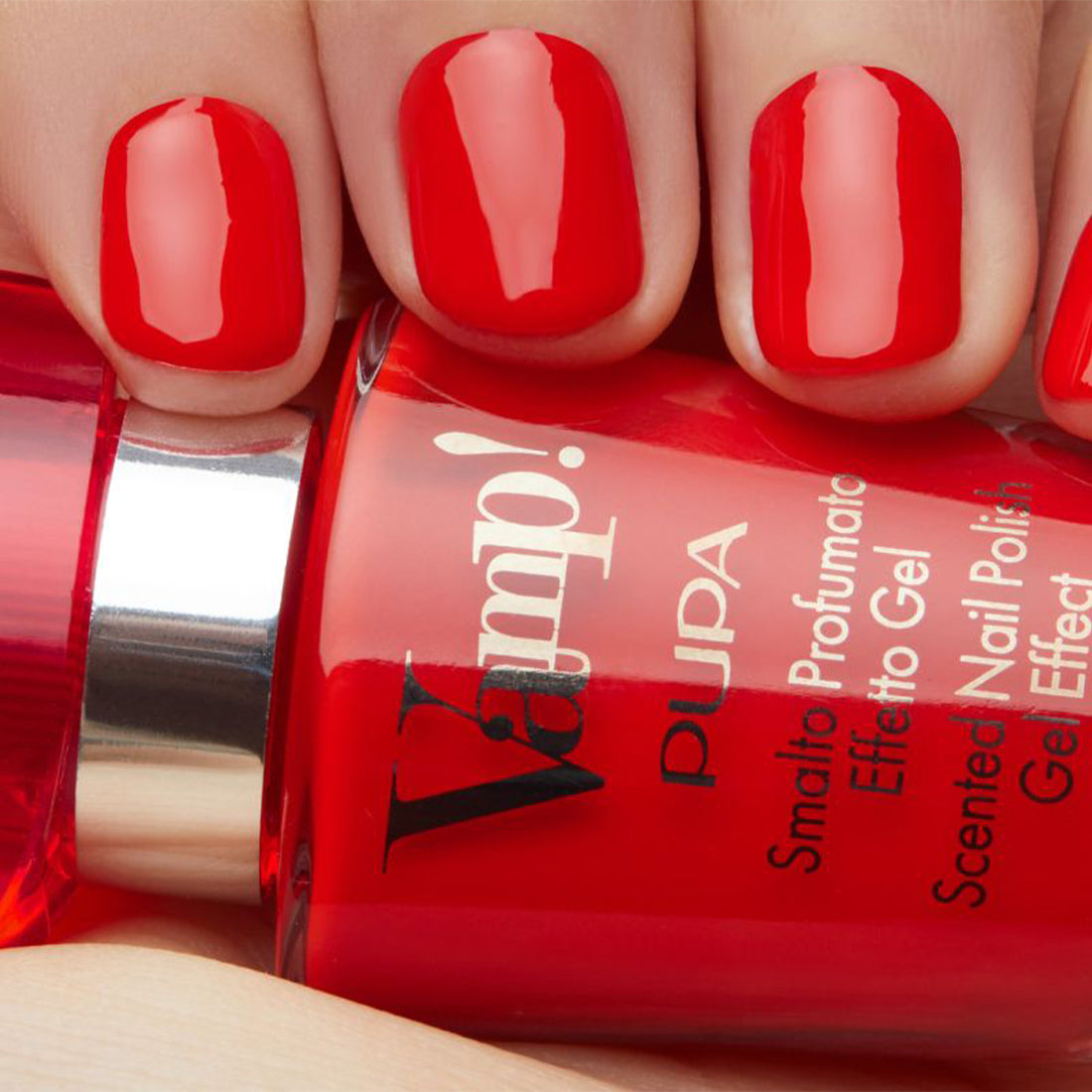 Vamp! Nail Polish Smalto per Unghie Profumato N201 Fire Red_PUP230137A201_Pupa-2