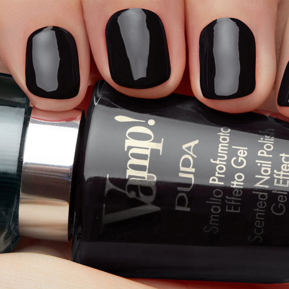 Vamp! Nail Polish Smalto per Unghie Profumato N305 Rock Black_PUP230139A305_Pupa-2
