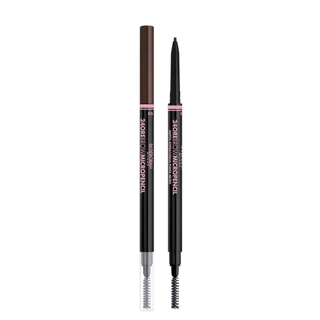 24Ore Brow Micropencil Matita Micro Sopracciglia 03 Dark Brown_DEB8743_Deborah