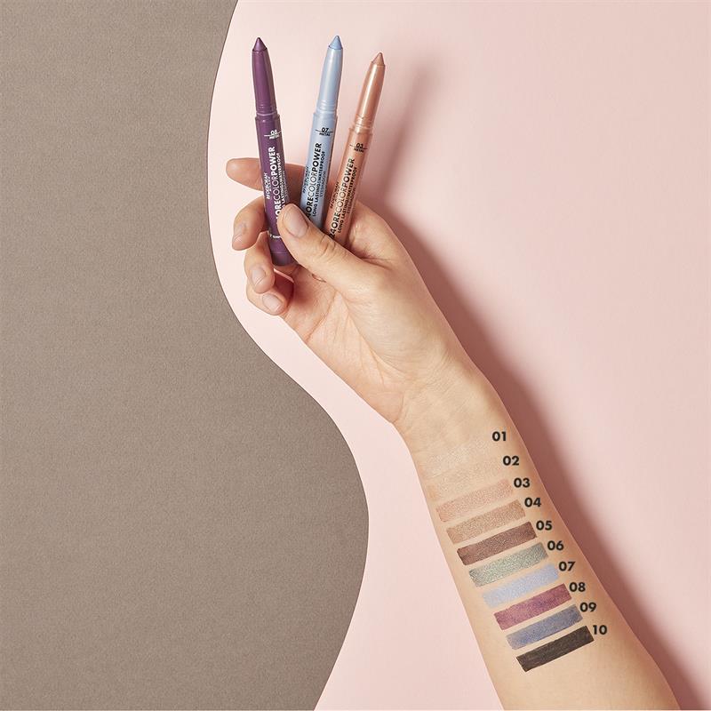 24Ore Color Power Long Lasting & Waterproof Eyeshadows Ombretto Stick 01 Champagne_DEB86530_Deborah-2