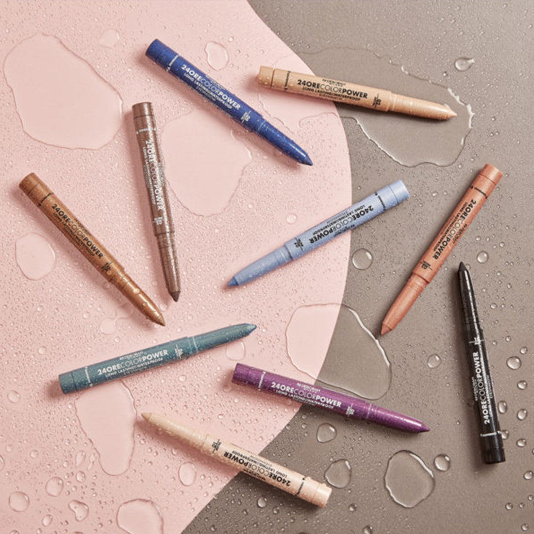 24Ore Color Power Long Lasting & Waterproof Eyeshadows Ombretto Stick 09 Night Blue_DEB23602_Deborah-4