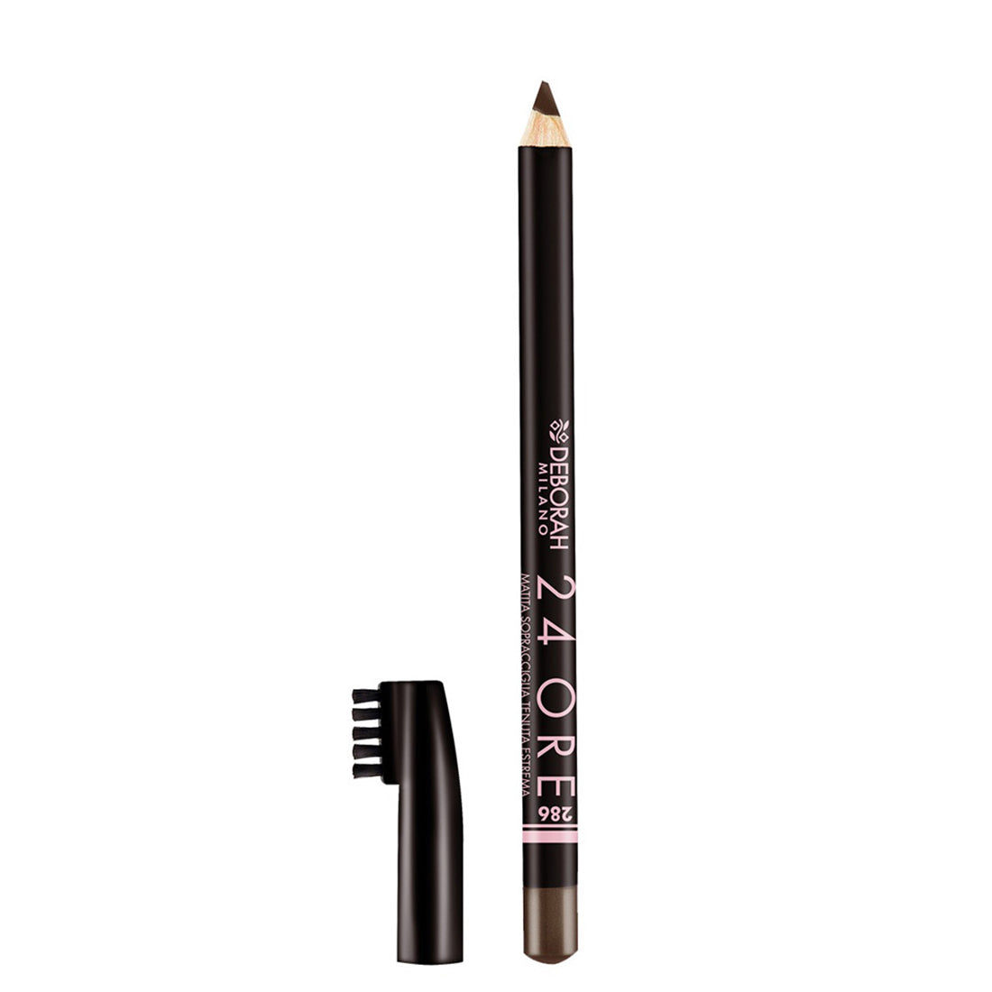 24Ore Matita Sopracciglia Tenuta Estrema 286 Dark Brown_DEB8890_Deborah