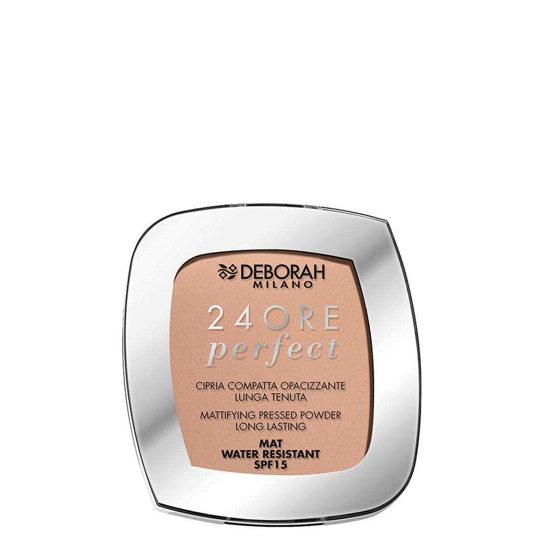 24Ore Perfect Cipria Compatta Opacizzante Lunga Tenuta 04 Beige_DEB12521_Deborah