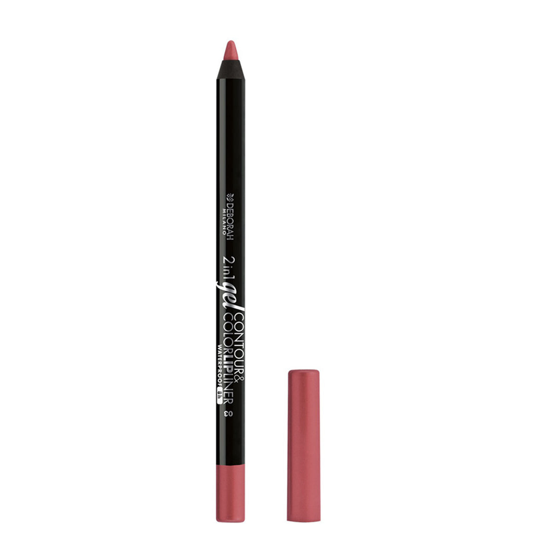 2in1 Contour&Color Lip Liner Waterproof Matita Labbra Effetto Gel  03 Dusty Pink_DEB009626_Deborah