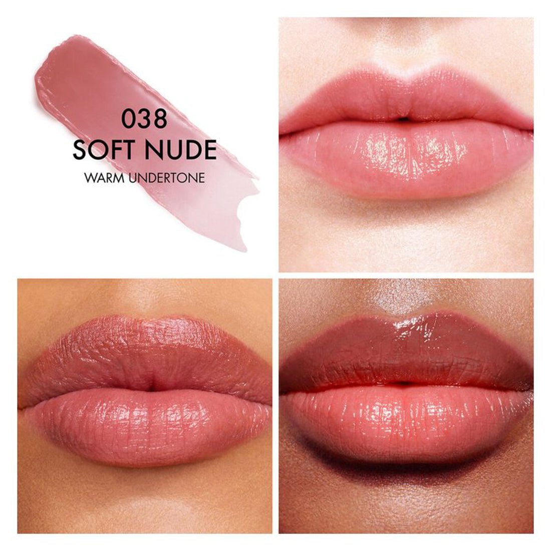 Addict Lip Glow Balsamo Labbra Idratante 48h Colore Attivo dal Ph 038 Soft Nude_CDE000000007_Dior-2