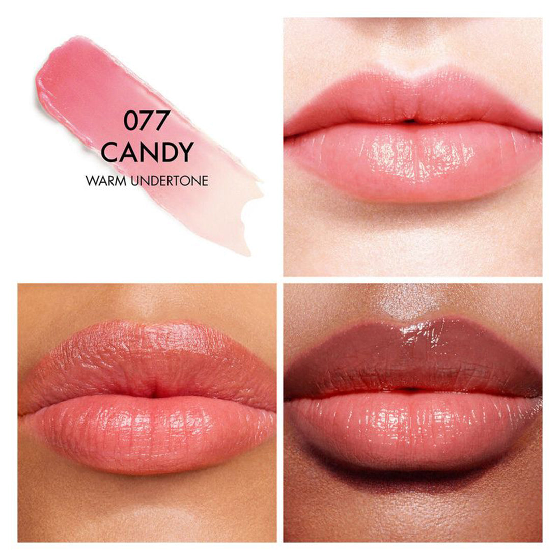Addict Lip Glow Balsamo Labbra Idratante 48h Colore Attivo dal Ph 077 Candy_CDC045700077_Dior-2