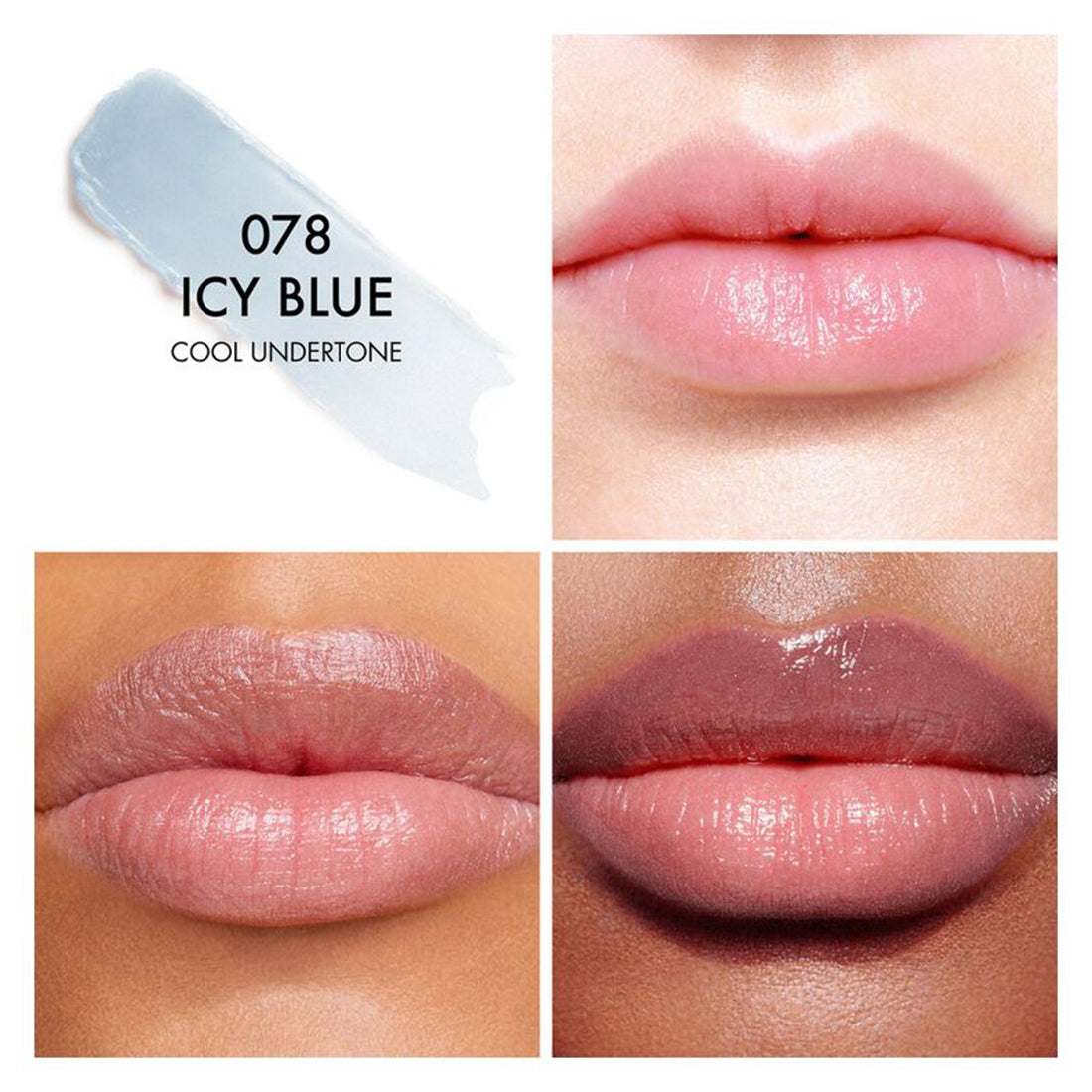 Addict Lip Glow Balsamo Labbra Idratante 48h Colore Attivo dal Ph 078 Icy Blue_CDC045700078_Dior-2