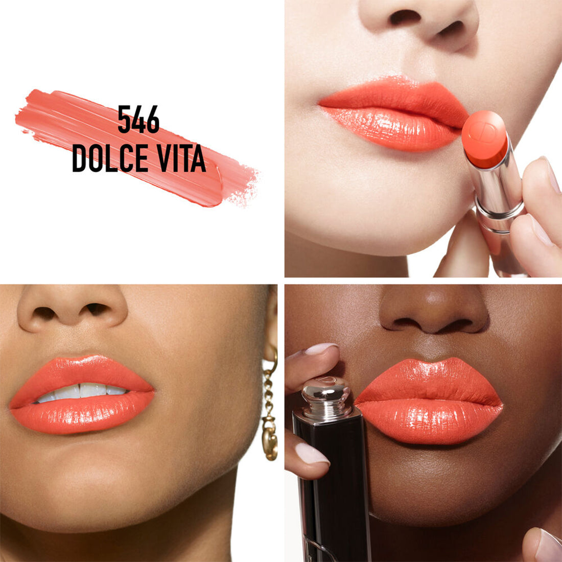 Addict Lipstic Ricarica Ricarica rossetto brillante e idratante 546 Dolce vita_CDC329100546_Dior-2