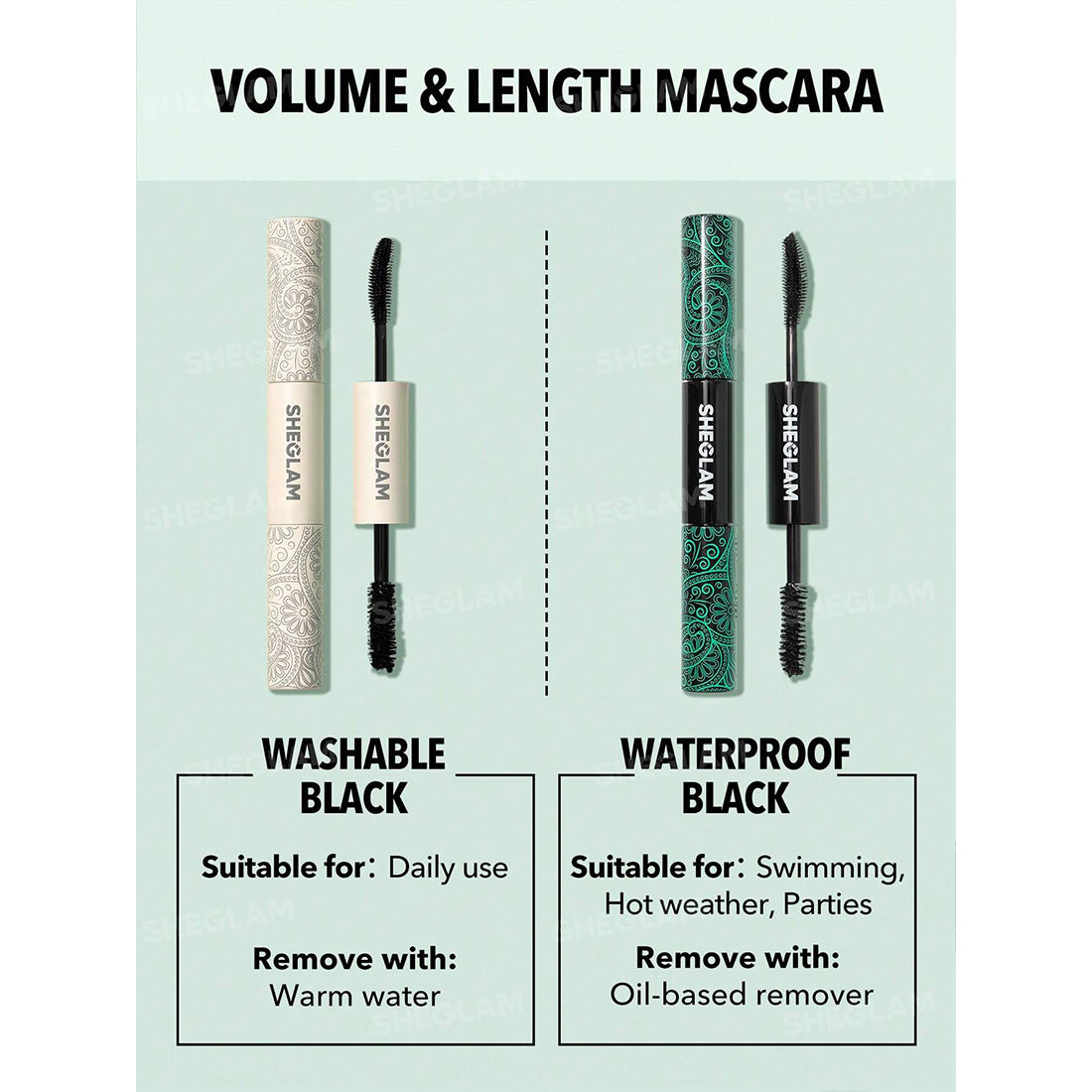All in Volume & Leingth Macara Waterproof Black_SHE049_SHEGLAM-4