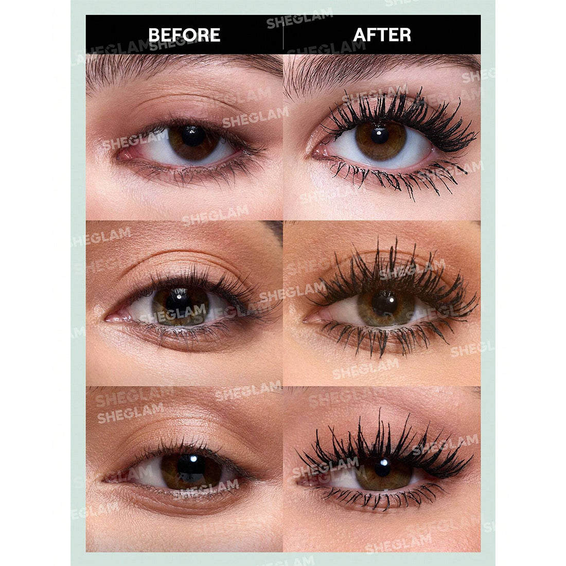 All in Volume & Length Mascara Washable Black_SHE050_SHEGLAM-2