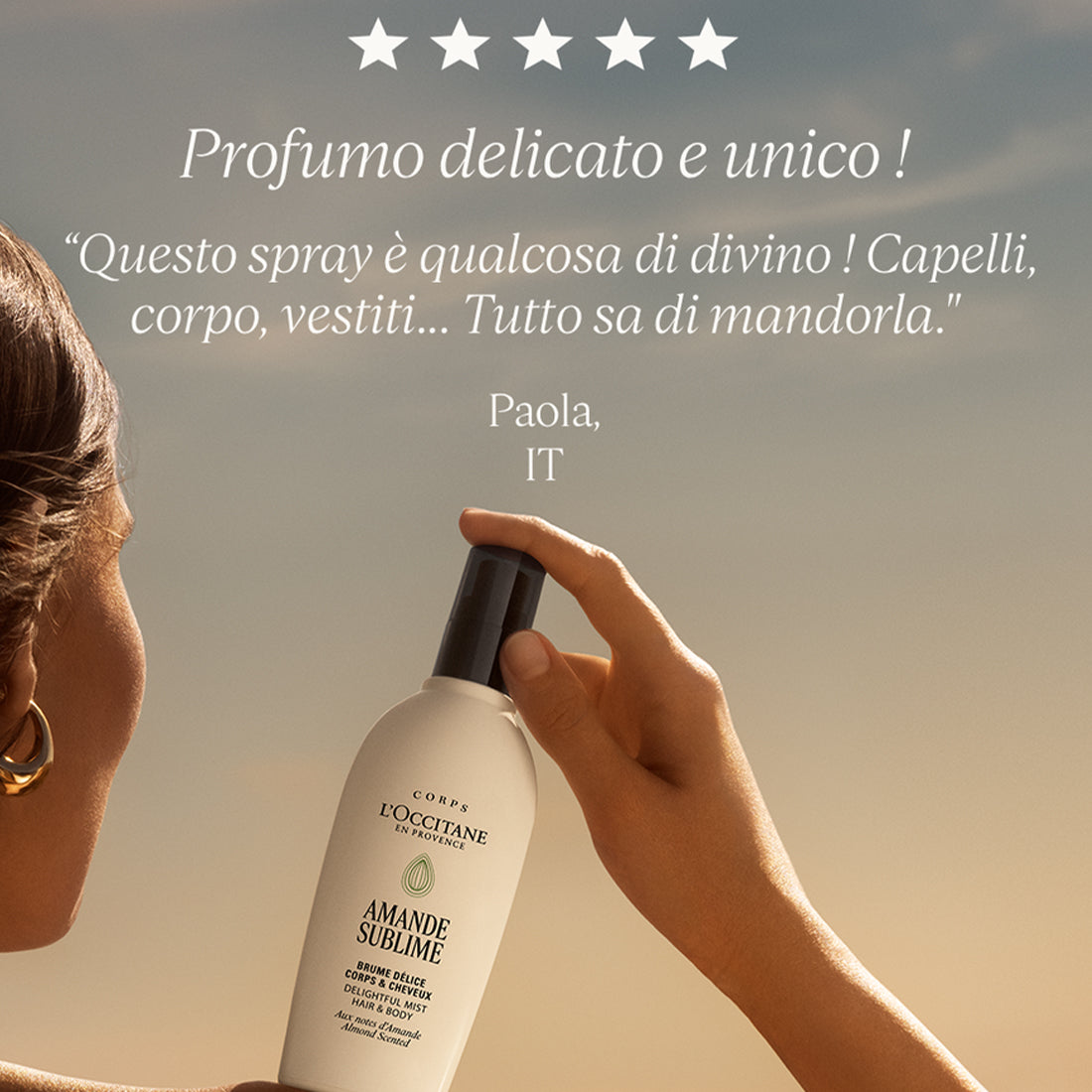 Amande Sublime Spray Profumato Corpo & Capelli 100 ml_OCC29BR100A26_L'Occitane-5