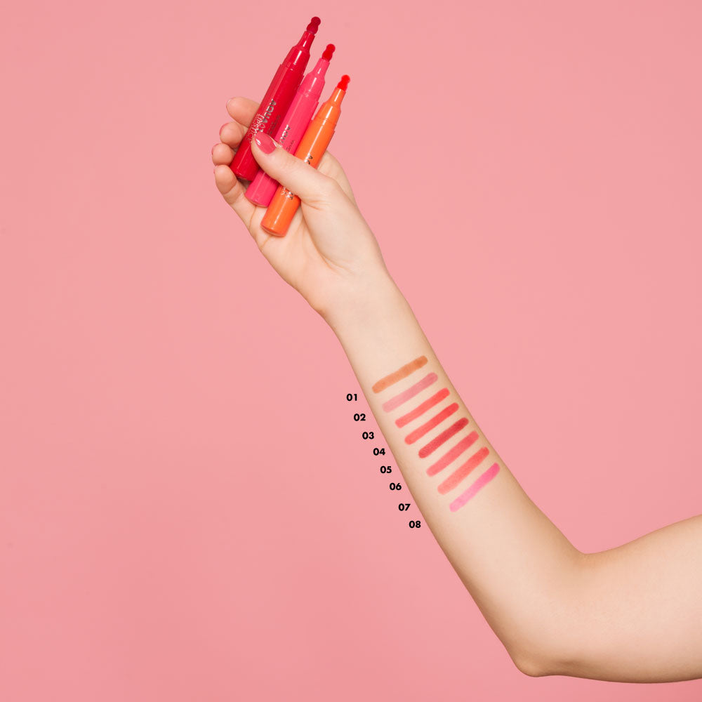 Aqua Tint Lipstick Water Resistant Tinta Labbra a Base di Acqua 01 Terracotta_DEB9641_Deborah-2