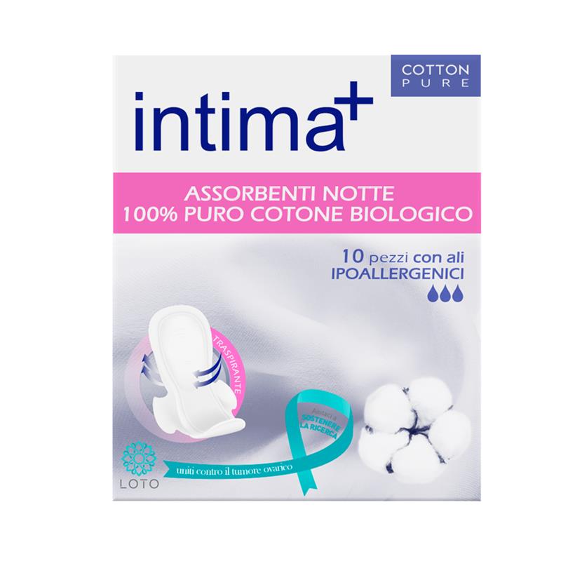 Assorbenti Notte Puro Cotone Biologico_INT12903_Intima+