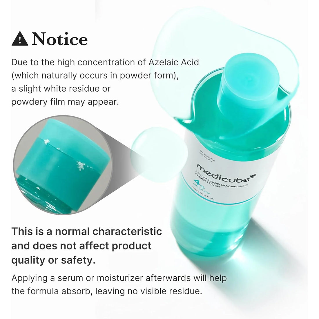 Azelaic Acid Niacinamide Clear Toner Tonico purificante all'acido azelaico e niacinamide_MED43004R00_MEDICUBE-3