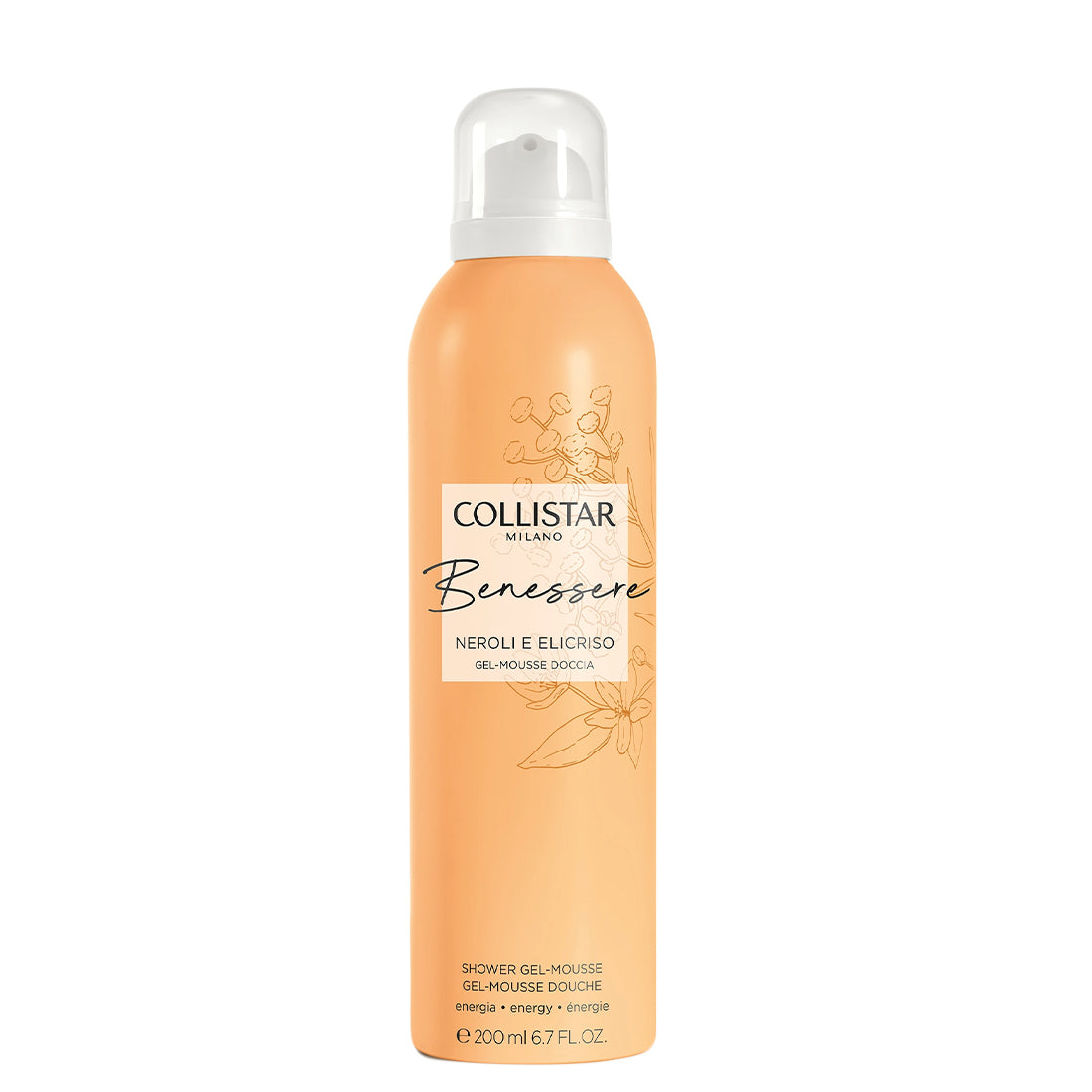 Benessere Neroli e Elicriso Gel Mousse Doccia 200 ML_COL7003169_Collistar