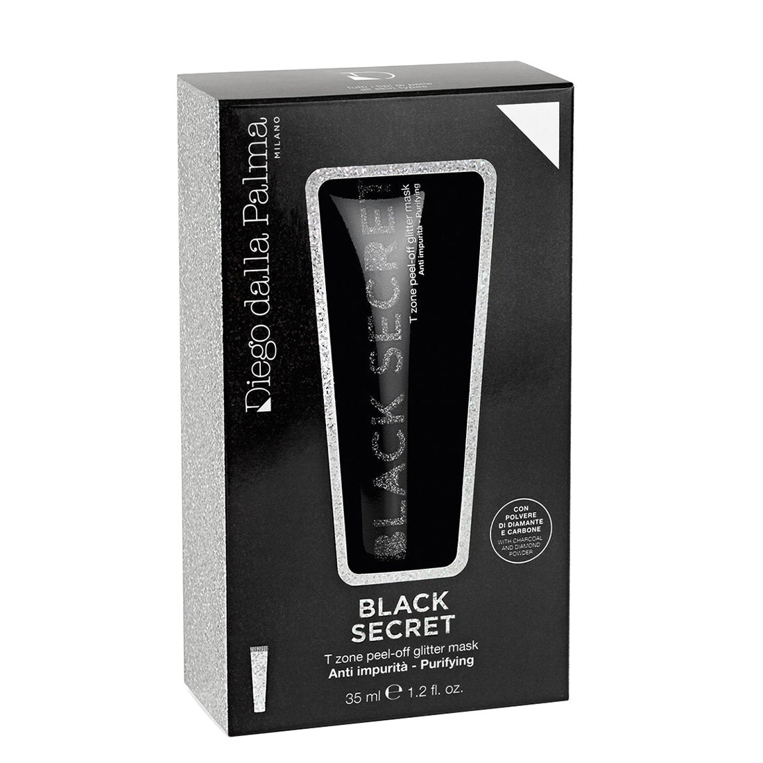 Black Secret T zone Peel-Off Glitter Mask Anti-impurità 35 ML_DDP0096_Diego Dalla Palma-2