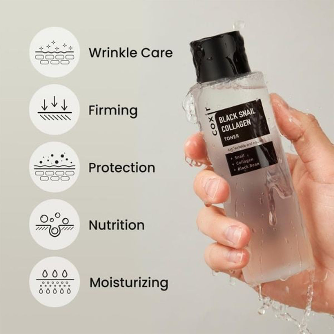 Black Snail Collagen Toner Tonico Viso 150 ml_COX082617_COXIR-4