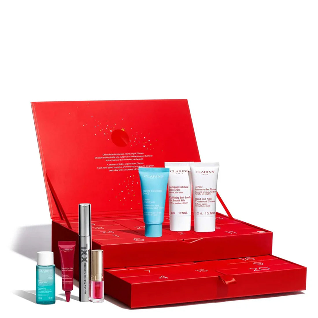 Calendario dell'Avvento 24 giorni Clarins 2025_CLA80121964_Clarins