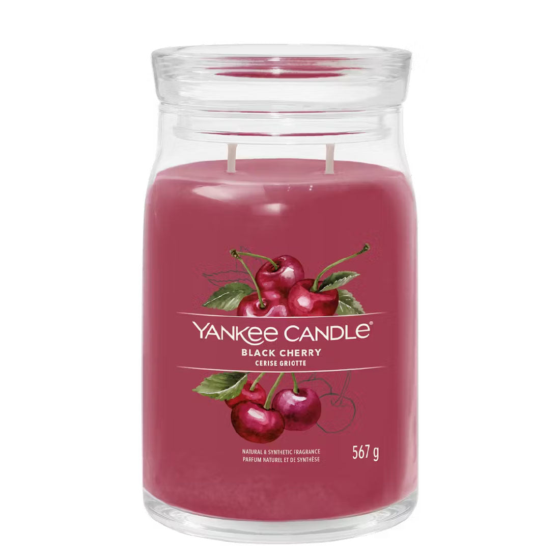Candela Black Cherry Grande Signature 567 gr_YAN1701380E_YANKEE CANDLE