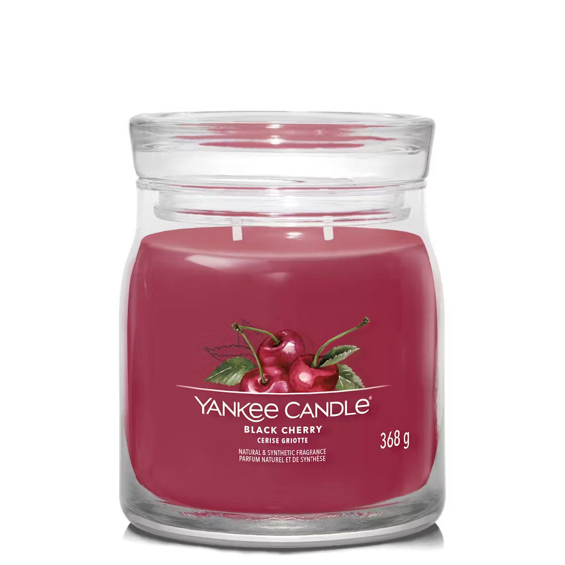 Candela Black Cherry Media Signature 368 gr_YAN1701391E_YANKEE CANDLE