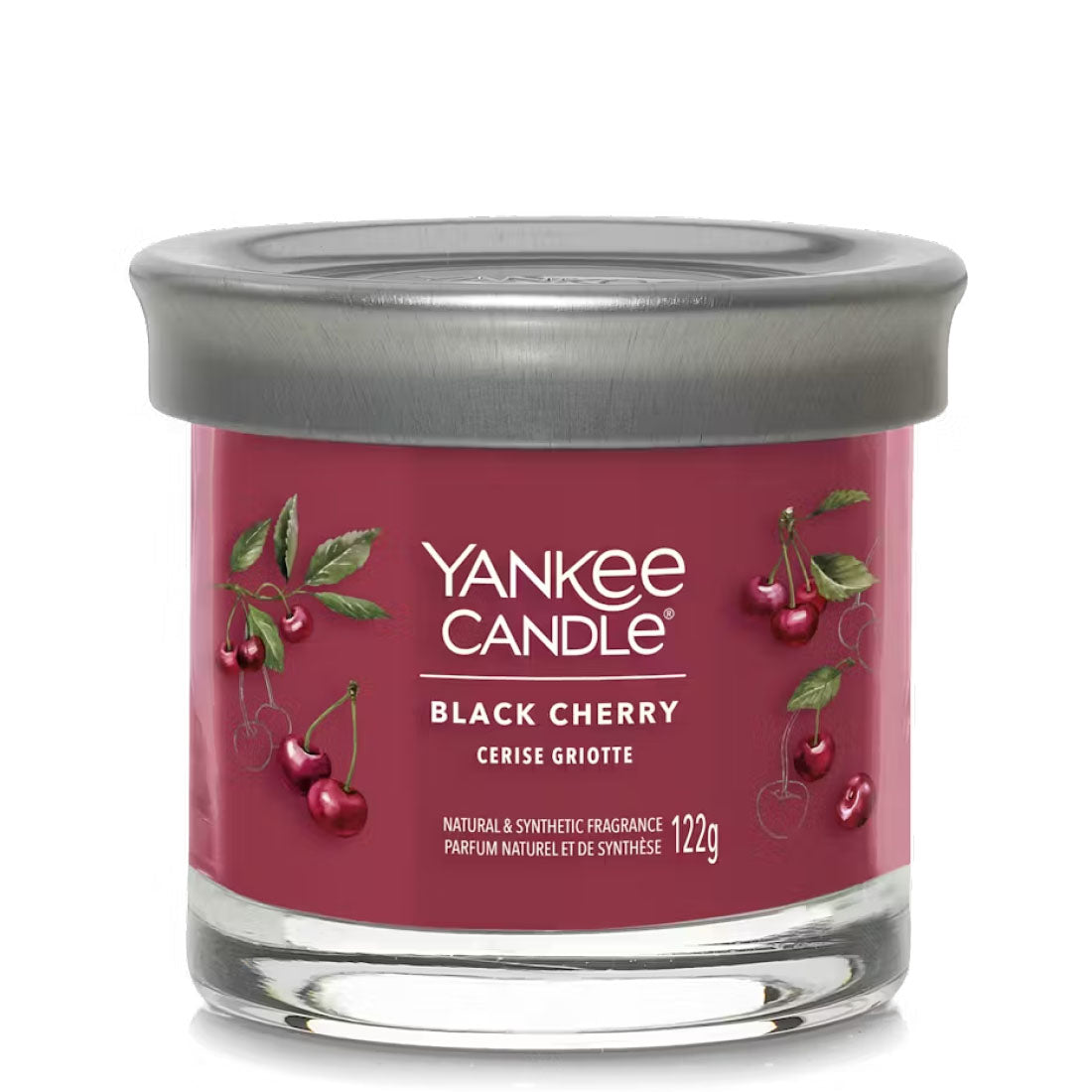 Candela Black Cherry Trumbler Piccolo Signature 122gr_YAN1744738E_YANKEE CANDLE