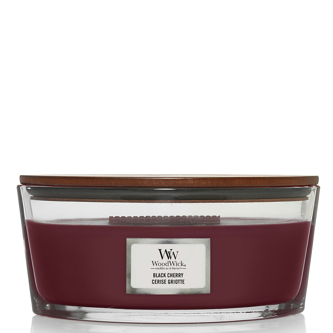 Candela Black Ellipse Cherry_WW76100E_WOOD WICK