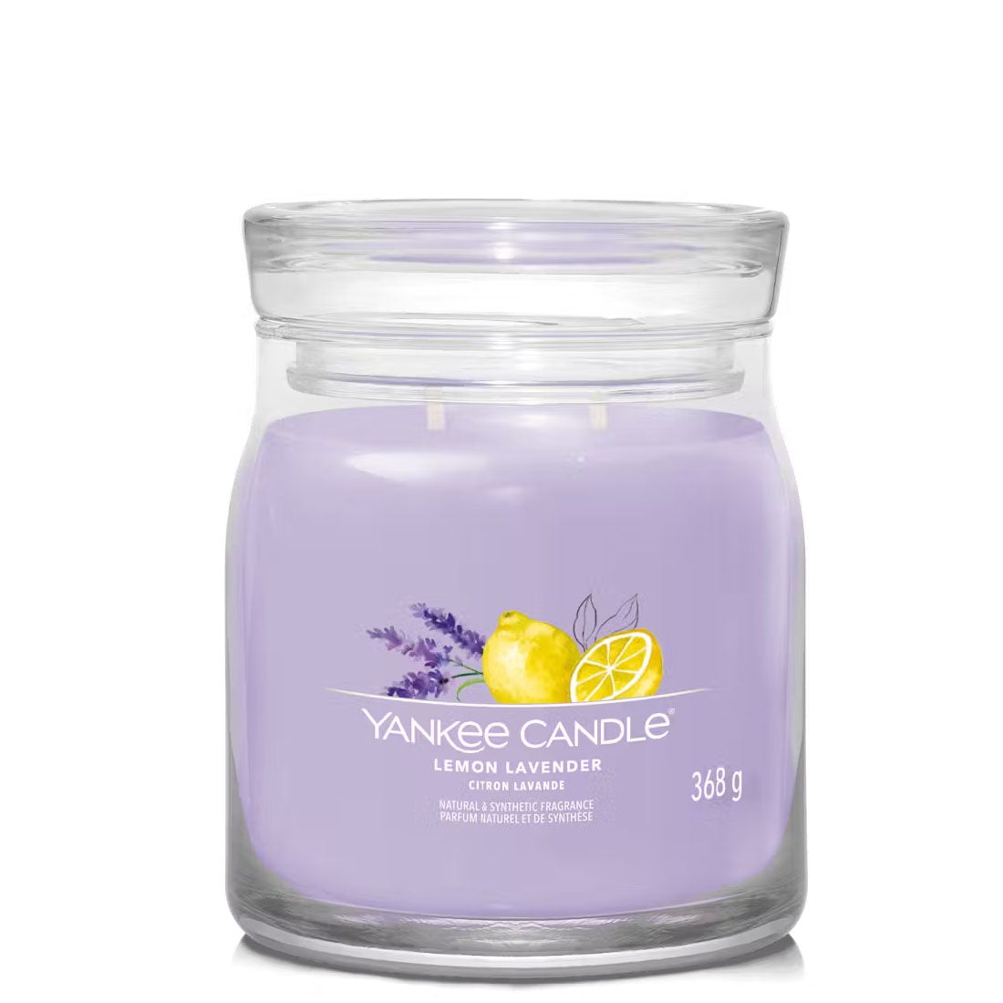 Candela Lemon Lavender Media Signature 368 gr_YAN1630004E_YANKEE CANDLE