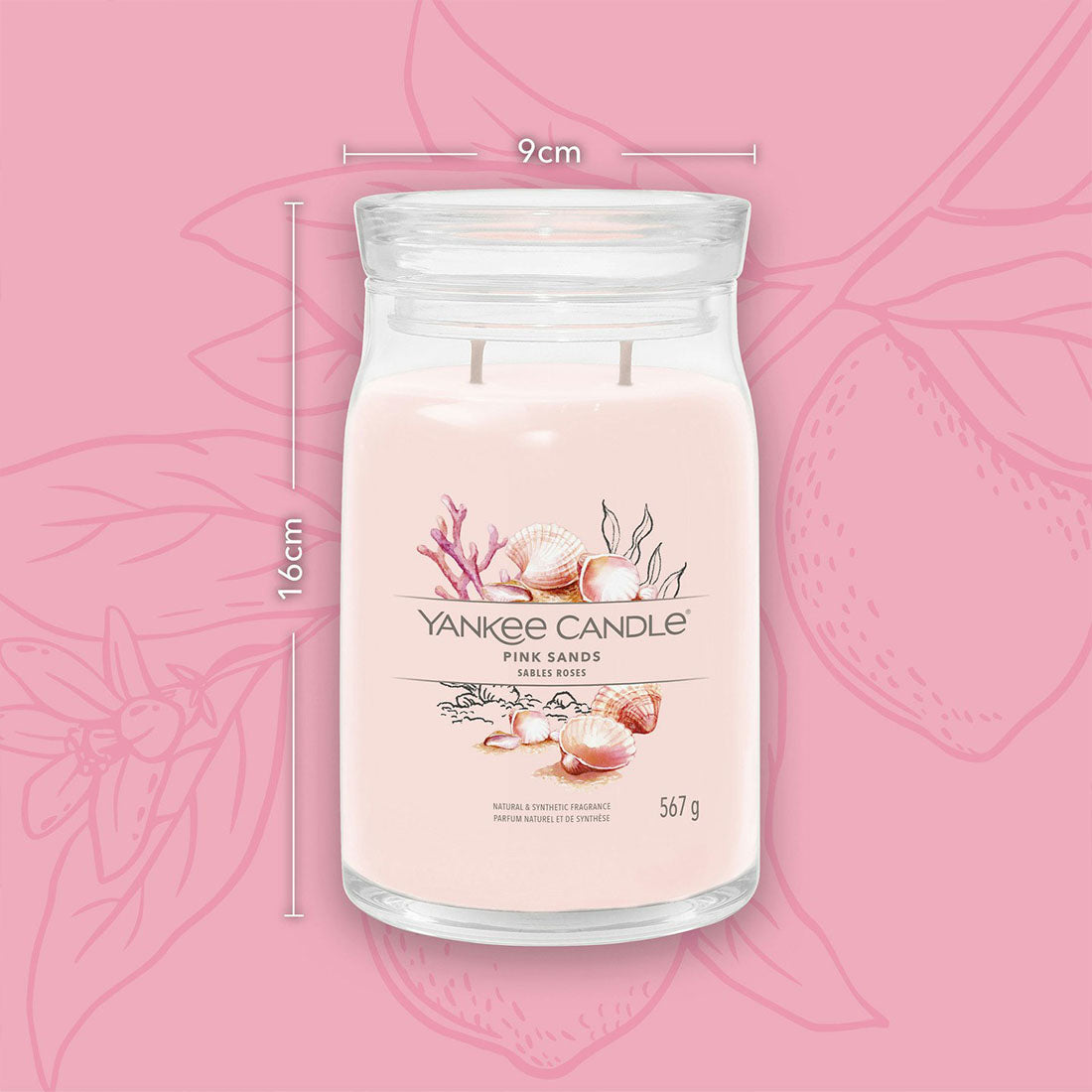 Candela Pink Sands Grande Signature 567 gr_YAN1629962E_YANKEE CANDLE-5