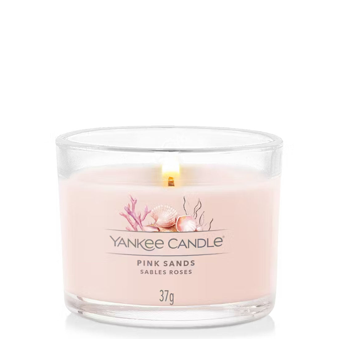 Candela Pink Sands Piccola 37 gr_YAN1686380E_YANKEE CANDLE