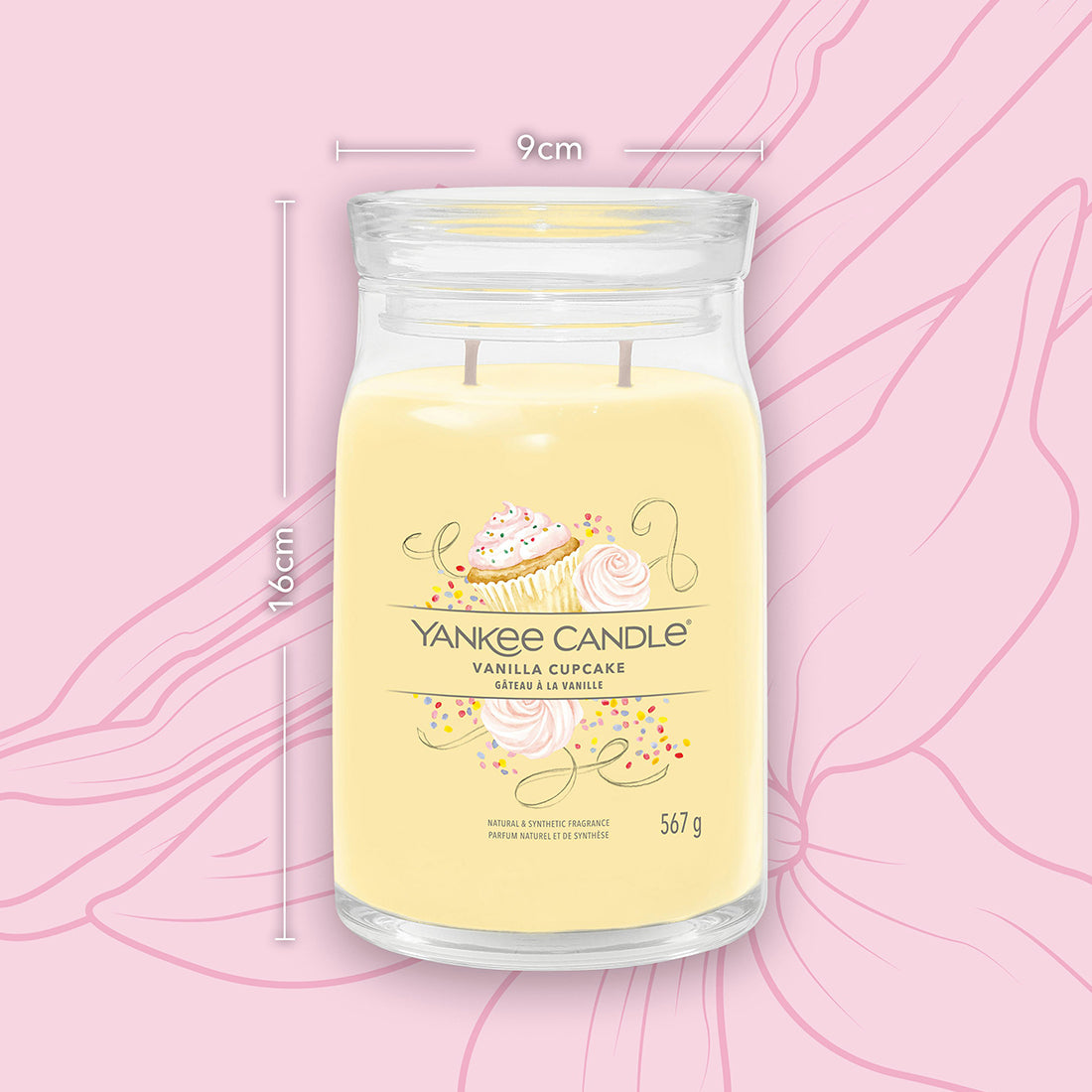 Candela Vanilla Cupcake Grande 567 gr_YAN1629969E_YANKEE CANDLE-5