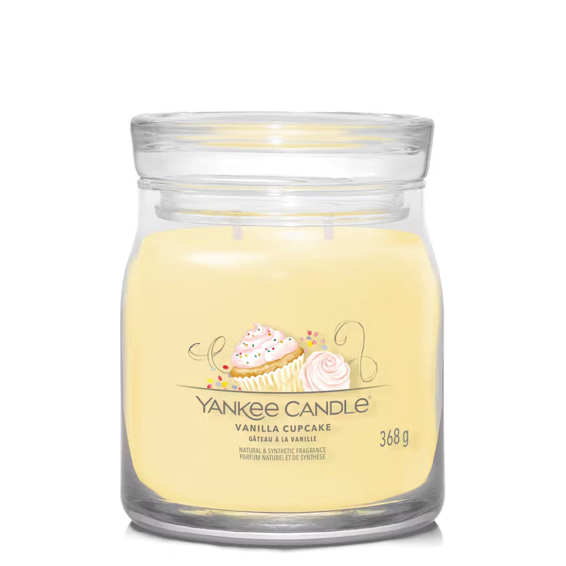 Candela Vanilla Cupcake Media Signature 368 gr_YAN1630003E_YANKEE CANDLE