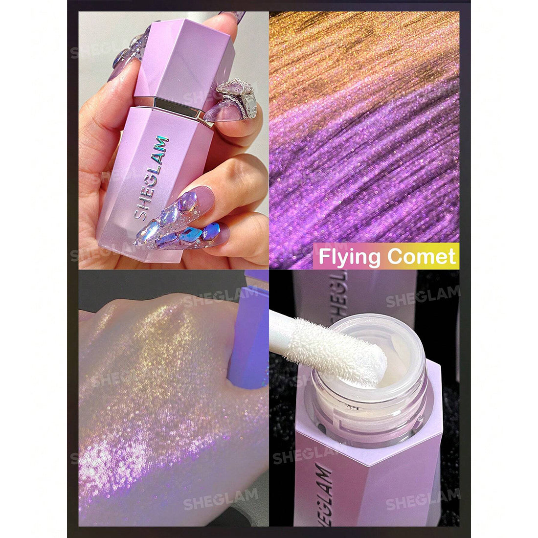 Chroma Bloom Liquid Highlighter Flying Comet_SHE025_SHEGLAM-5