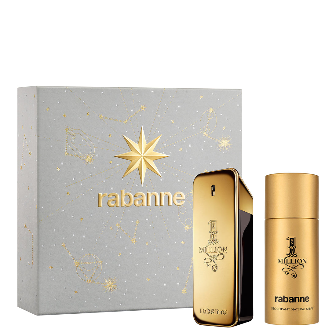 Cofanetto 1 Million Eau de Toilette 100ML + Deodorant Spray 150ML
_PAC65223454_Rabanne