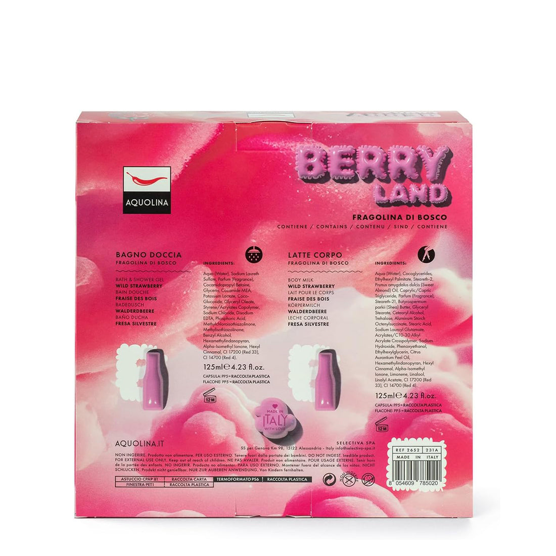 Cofanetto Berry Land Bagno Doccia + Latte Corpo Fragolina di Bosco_AQU9992452652_Aquolina-2