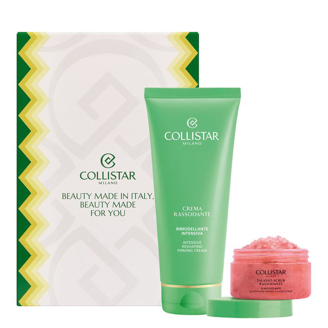 Cofanetto Crema Rassodante Rimodellante Intensiva e Talasso Scrub Rassodante_COL7008570_Collistar