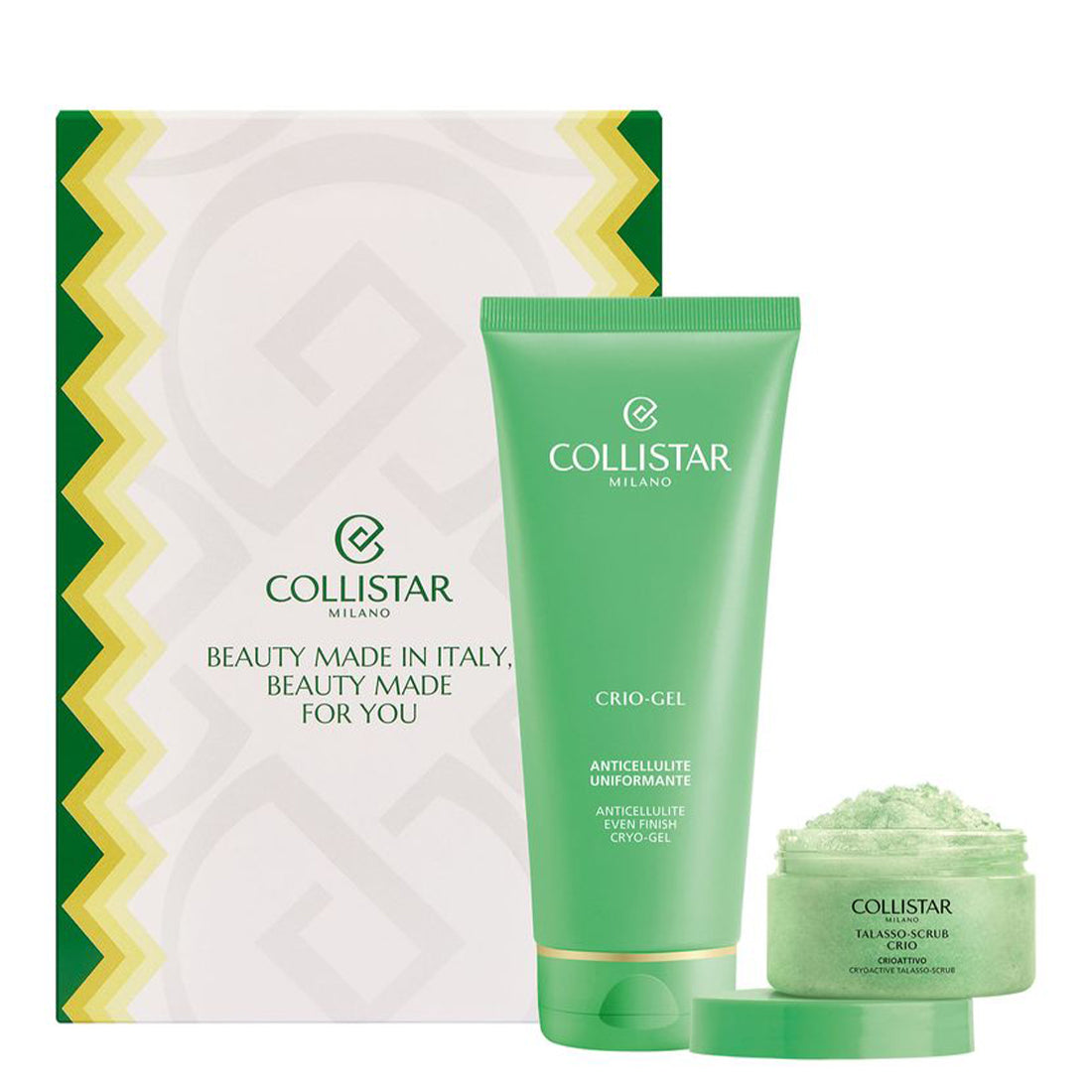 Cofanetto Crio Gel Anticellulite Uniformante e Talasso Scrub Crio_COL7008539_Collistar
