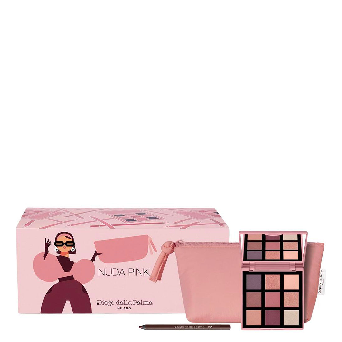 Cofanetto Palette Nuda Occhi Pink_DDPDFC62105_Diego Dalla Palma