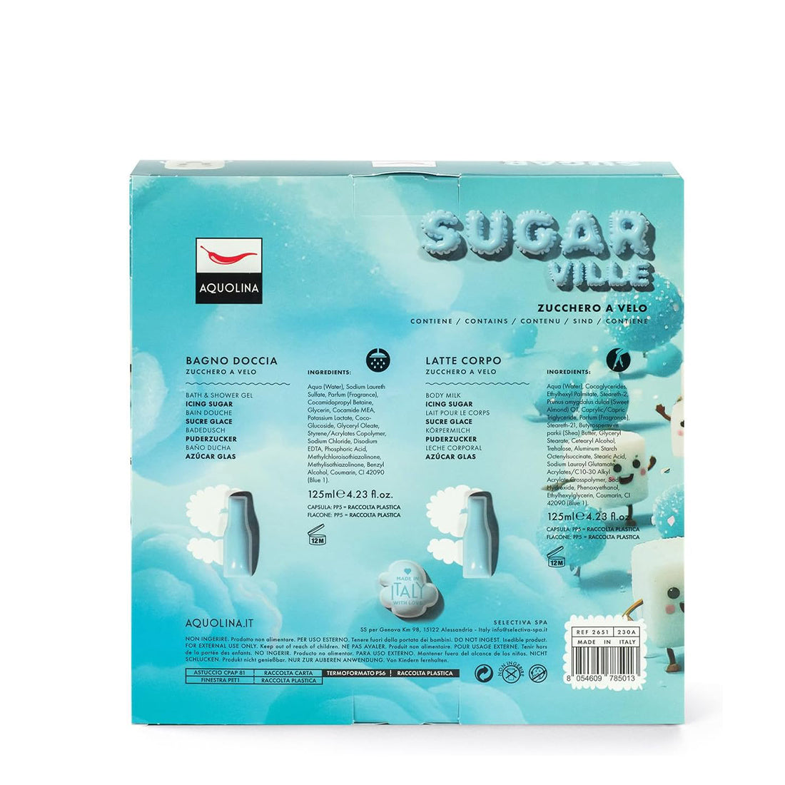 Cofanetto Sugar Ville Bagno Doccia + Latte Corpo Zucchero A Velo_AQU9992442651_Aquolina-2