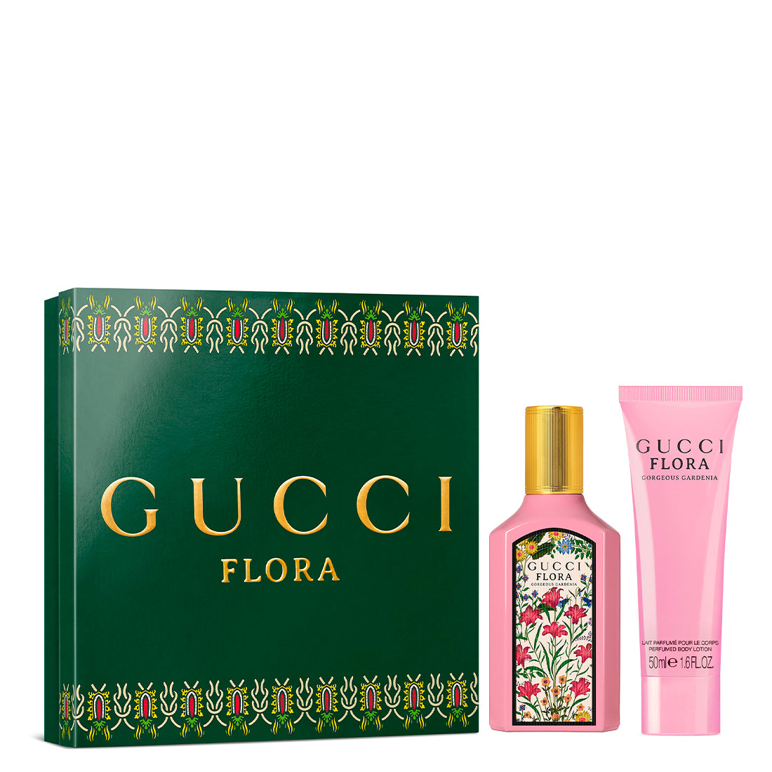 Cofanetto regalo Gucci Flora Gorgeous Gardenia Eau de Parfum Pour Femme e Perfumed Body Lotion_GUC99350263777_Gucci