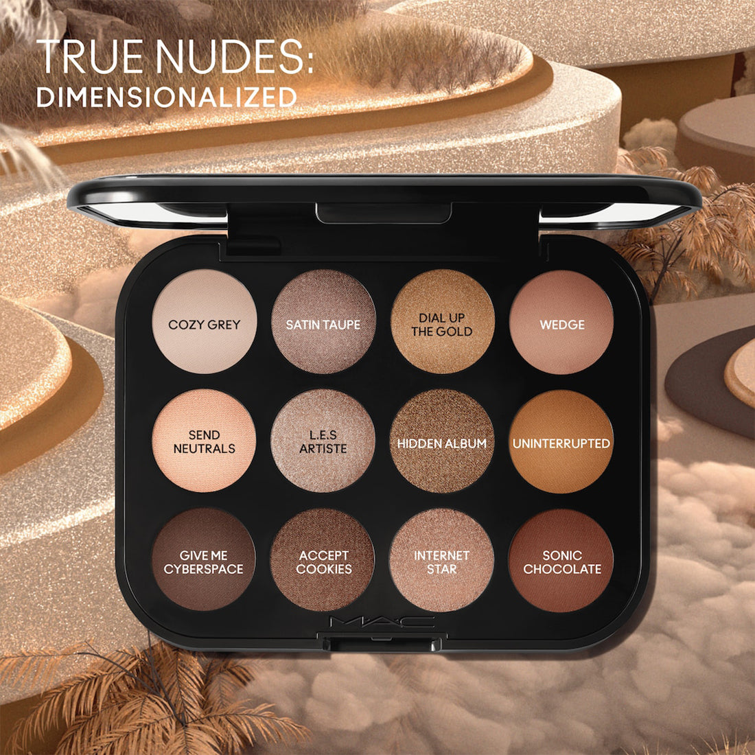 Connect In Color Eye Shadow Palette Palette Ombretti Unfiltered Nudes_MACST2N_MAC-3