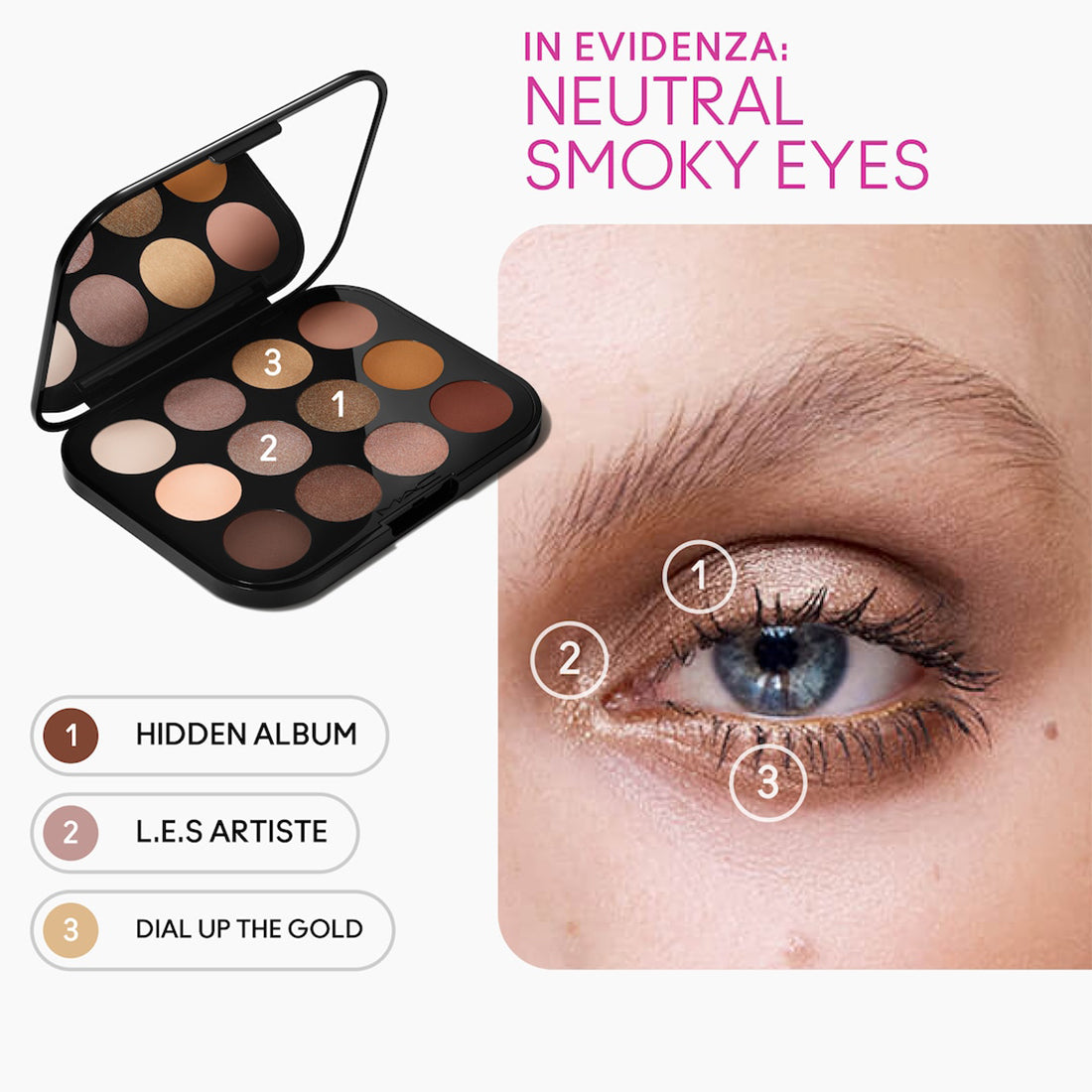 Connect In Color Eye Shadow Palette Palette Ombretti Unfiltered Nudes_MACST2N_MAC-5