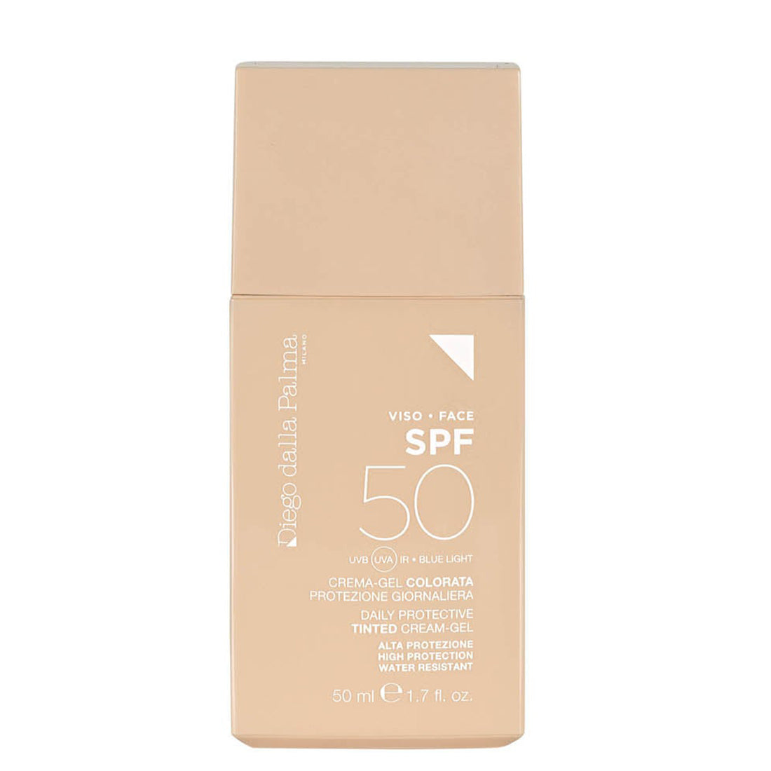 Crema-Gel Colorata Protezione Giornaliera Viso SPF50 50 ML_DDP0645_Diego Dalla Palma
